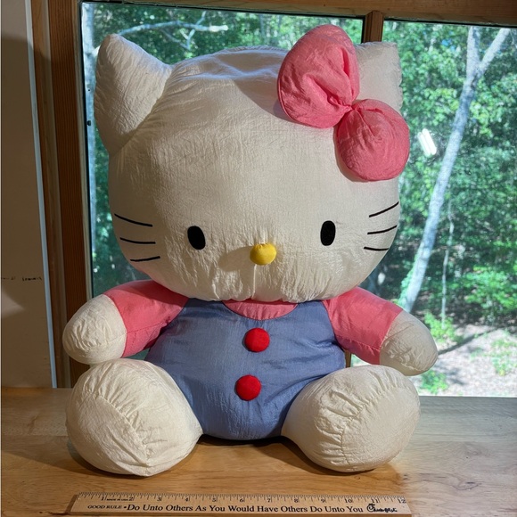 RARE Vintage Sanrio Big Hello Kitty Plush